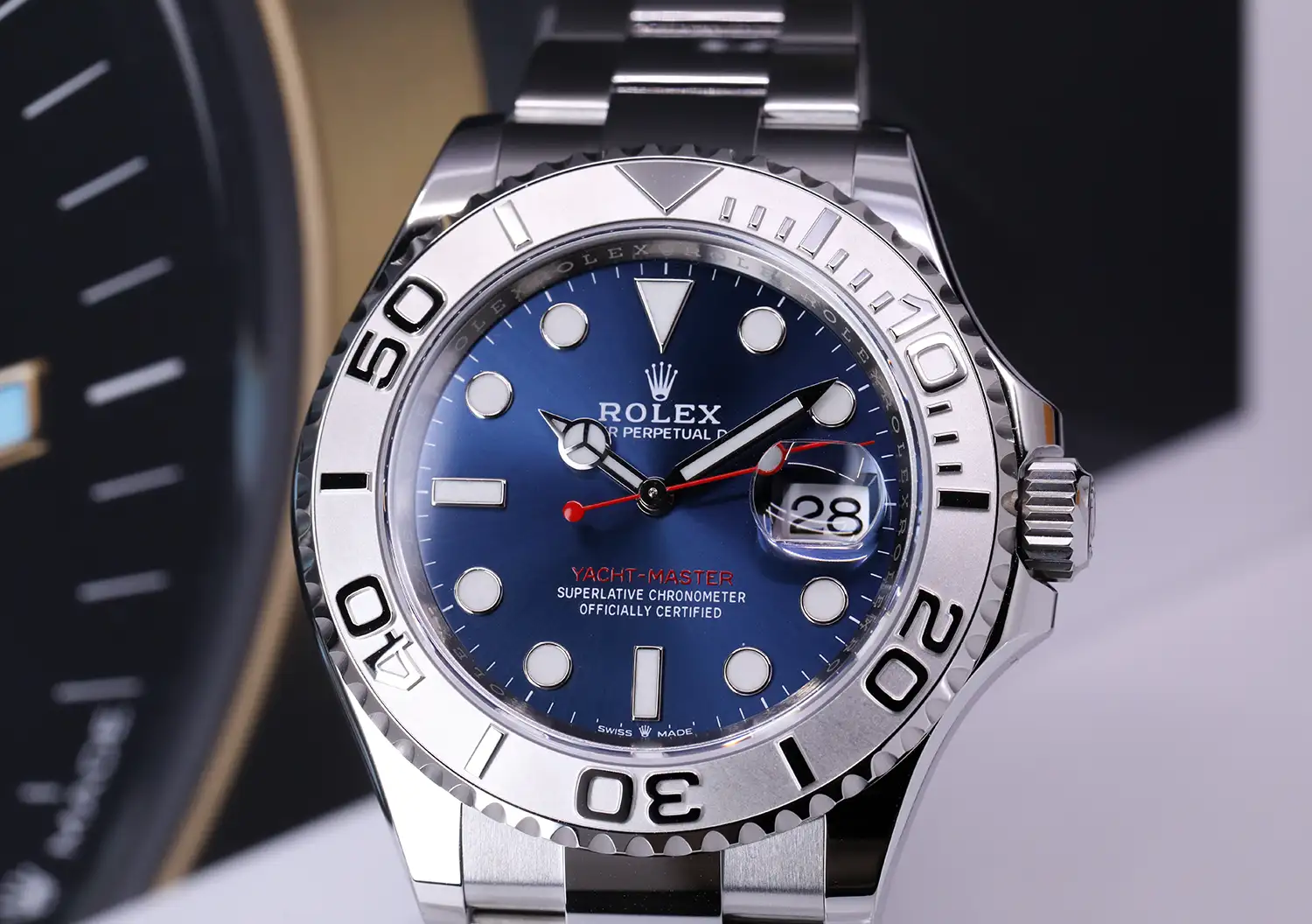 yacht master 126621 blue dial